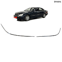 Лайсни за предна броня Mercedes S W220 98-02 сиви - DMb841	